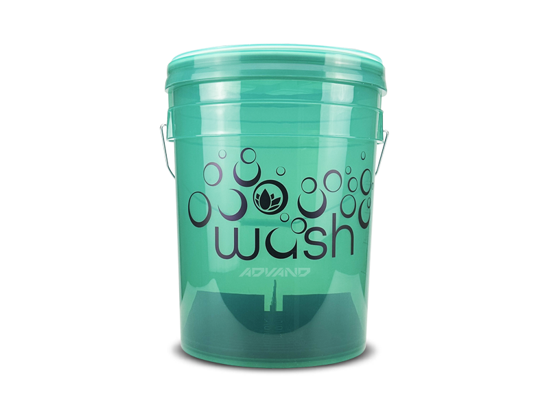 NANOLEX Wash Bucket SET - Zöld mosóvödör ráccsal és fedéllel WASH